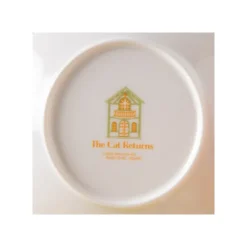 Hot Tea time & Cat Plate - The Cat Returns Kitchenware
