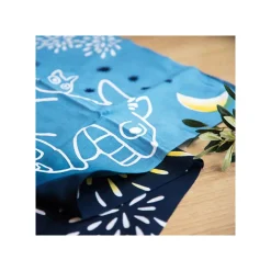 New Tenugui Totoro Flying Fireworks - My Neighbor Totoro Household Linen