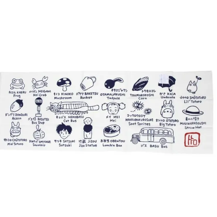 Tenugui Totoro symbols - My Neighbor Totoro Outfits