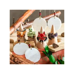 Clearance Three Ring set Kodama - Princess Mononoke Jewellery