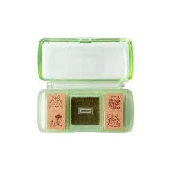 Sale Totoro & Catbus Mini Stamp Set Green - My Neighbor Totoro Small Equipment