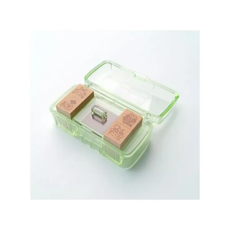 Sale Totoro & Catbus Mini Stamp Set Green - My Neighbor Totoro Small Equipment