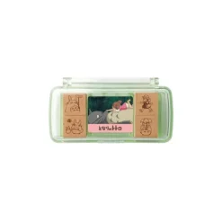 Clearance Totoro & Mei Mini Stamp Set Red - My Neighbor Totoro Small Equipment