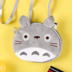 New Totoro Plush Pouch 12,5 x 15,5 x 2 cm - My Neighbor Totoro Bags