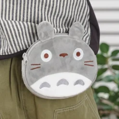 New Totoro Plush Pouch 12,5 x 15,5 x 2 cm - My Neighbor Totoro Bags
