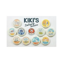 New Vintage Badge Collection 10 PCS - Kiki's Delivery Service Badges