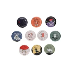 Clearance Vintage Badge Collection 10 PCS - Princess Mononoke Badges