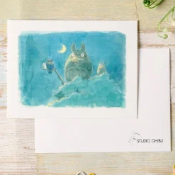 Sale Watercolour Greeting cards 24 x 15,8 cm Autumn - My Neighbor Totoro Postcards And Letter Papers