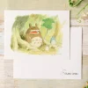 Clearance Watercolour Greeting cards 24 x 15,8 cm Spring - My Neighbor Totoro Postcards And Letter Papers