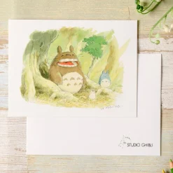 Clearance Watercolour Greeting cards 24 x 15,8 cm Spring - My Neighbor Totoro Postcards And Letter Papers