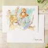 Hot Watercolour Greeting cards 24 x 15,8 cm Ashitaka and Yakul - Princess Postcards And Letter Papers
