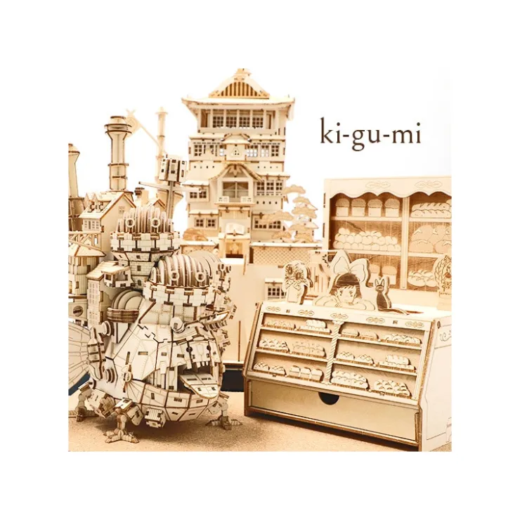 Wooden Craft Kit Kigumi Aburaya - Spirited Away Arts And Crafts