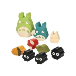 Wood Figurine Totoro with Soot Sprites - My Neighbor Totoro Toys