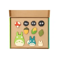 Wood Figurine Totoro with Soot Sprites - My Neighbor Totoro Toys