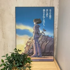New Wood Panel 35 x 50 Japanese Movie Poster - Nausicaa Wall Decoration